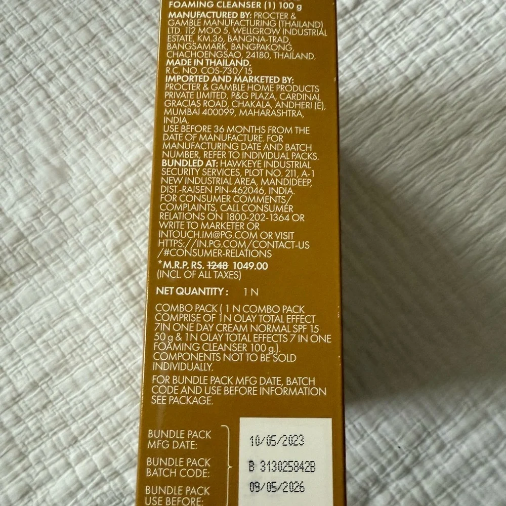 Olay Total Effects 7-in-1 Set 2pcs Total Effects With SPF